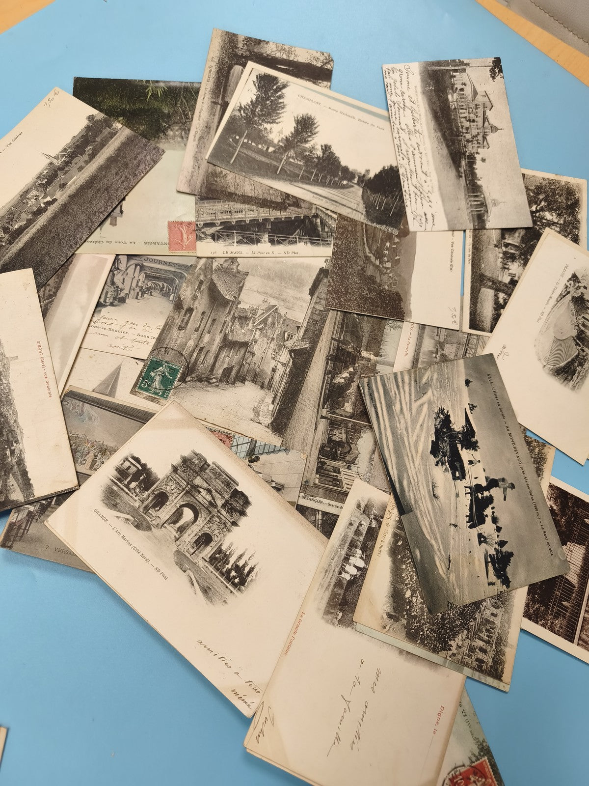 Lot cartes postales anciennes CPA vintage France paysages monuments (Ref 2)