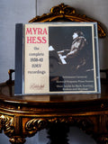 CD Myra Hess Complete 1938-42 HMV Biddulph, Schumann, Bach, Brahms, Piano