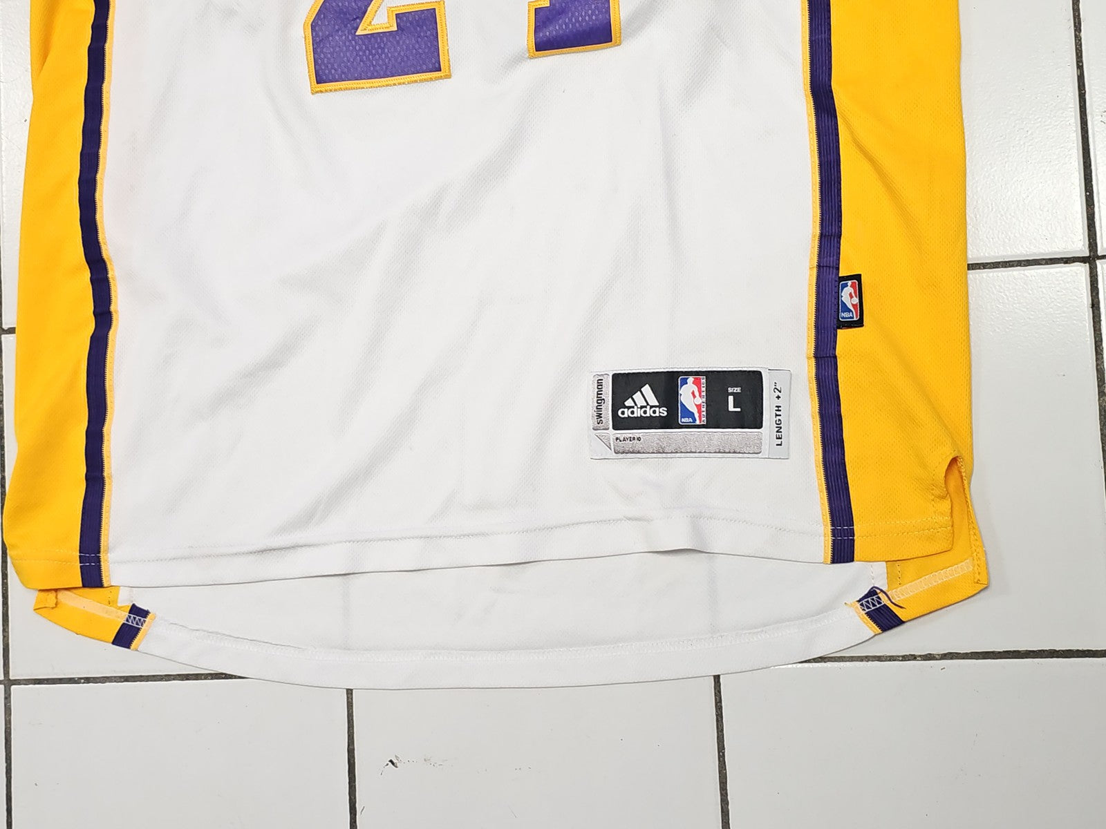 Maillot basket Adidas NBA Lakers Kobe Bryant domicile homme taille L Los Angeles