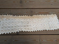 Set linge de table ancien XIXe brodé dentelle crochet vintage rare d?occasion