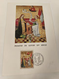 Timbre France Primitif de Savoie XVe Année 1970 oblitéré, carte illustrée