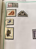 Timbres Pologne animaux sportifs paysages lot x6 philatélie Polska