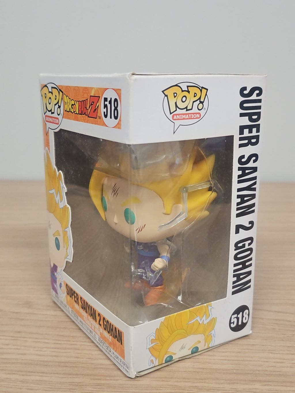Funko Pop Dragon Ball Z Gohan Super Saiyan 2 N°518 Figurine Animation Bon État