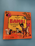 Livre-disque vinyle 45T Walt Disney Bambi 24 pages couleur France