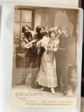 Carte postale ancienne La Vie de Bohême photo scène théâtre CPA début XXe