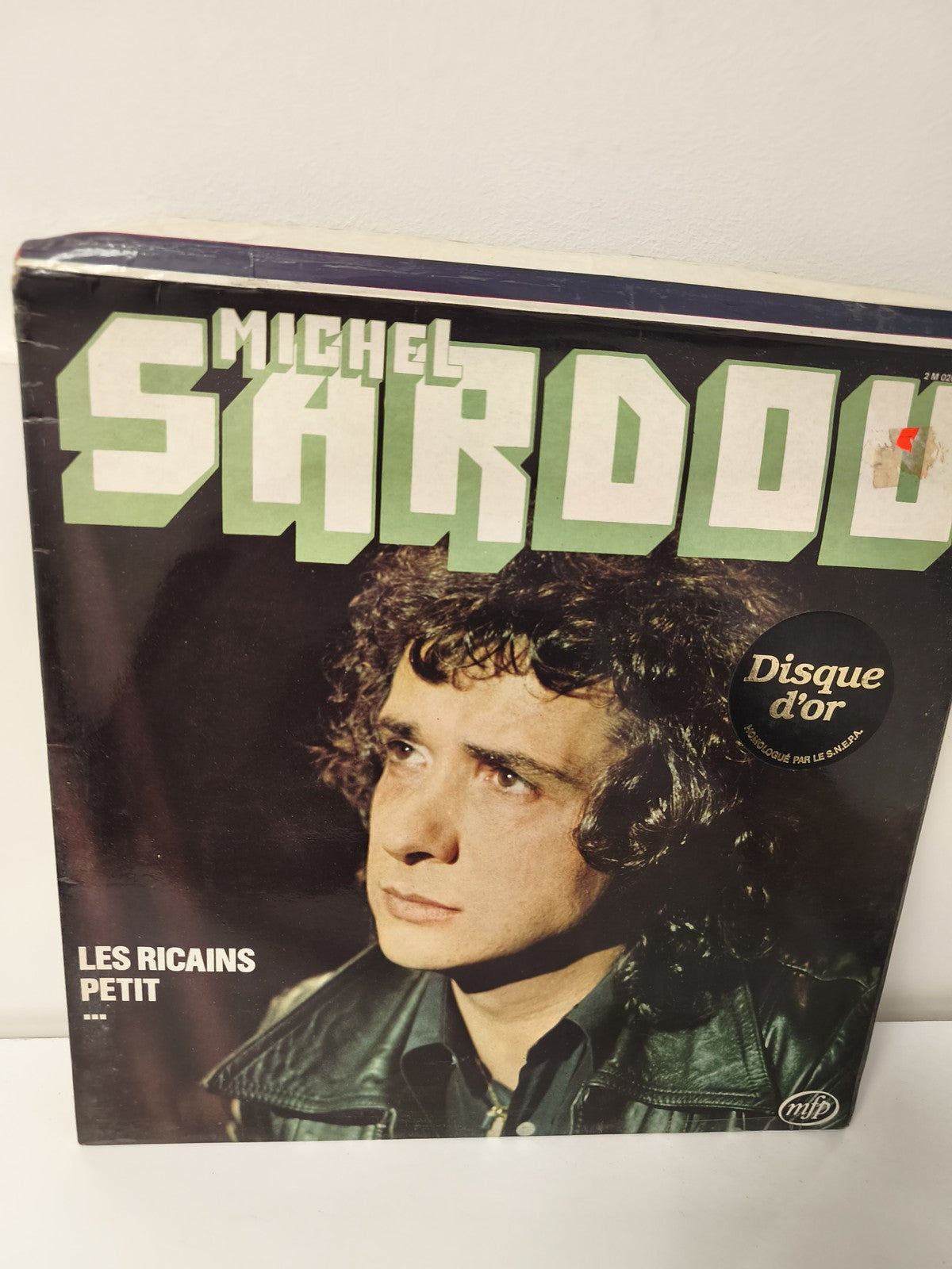 Vinyle 33 tours ancien Michel Sardou rétro collection musique française vintage