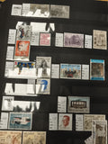 Timbres Belgique 1982-1983 lot thématique oblitérés architecture personnages
