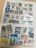 Lot timbres oblitérés Canada Islande thématiques animaux trains Europa