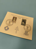 Ancienne enveloppe philatélie 1963 Croix de Lorraine Hauts Lieux Résistance