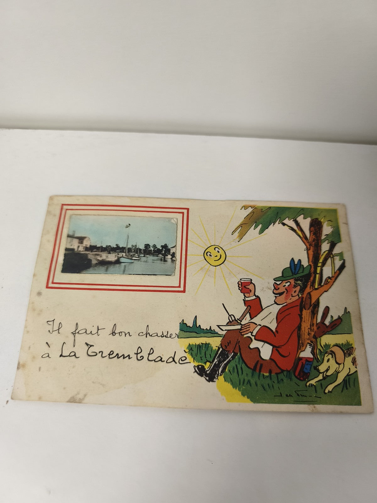 Carte postale ancienne vintage La Tremblade Charente-Maritime collection rétro F