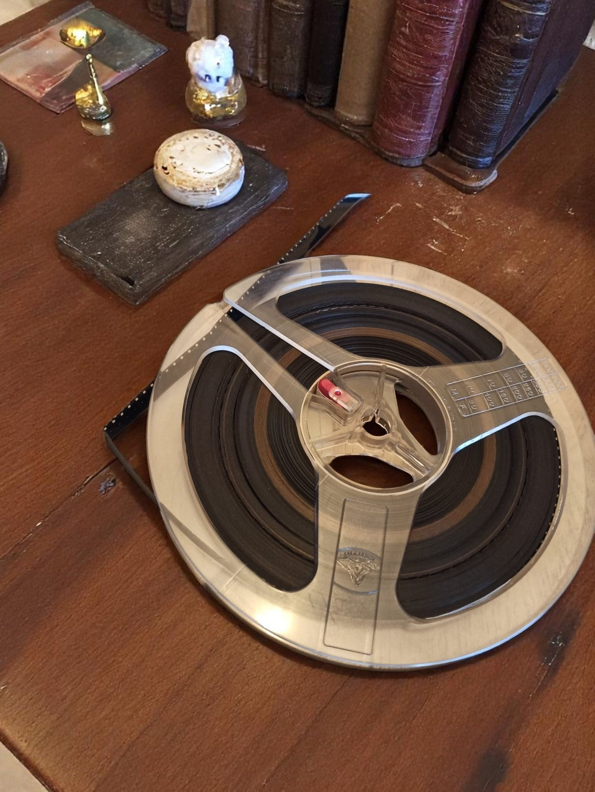 Bobine film 16mm vintage Talamo – Bande magnétique cinéma rétro