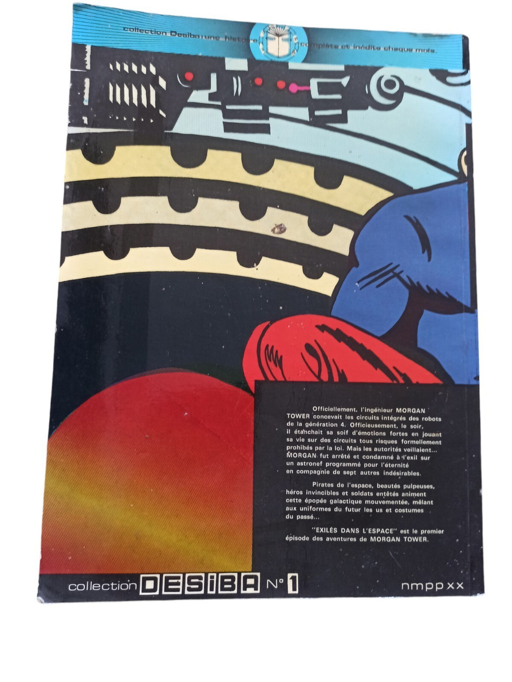 Bande dessinée vintage Exilés dans l’Espace n°1 Desibao années 70 rétro SF