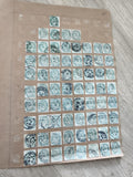 Gros lot ancien timbres d?étude Marianne 5c vert sur planche philatélie