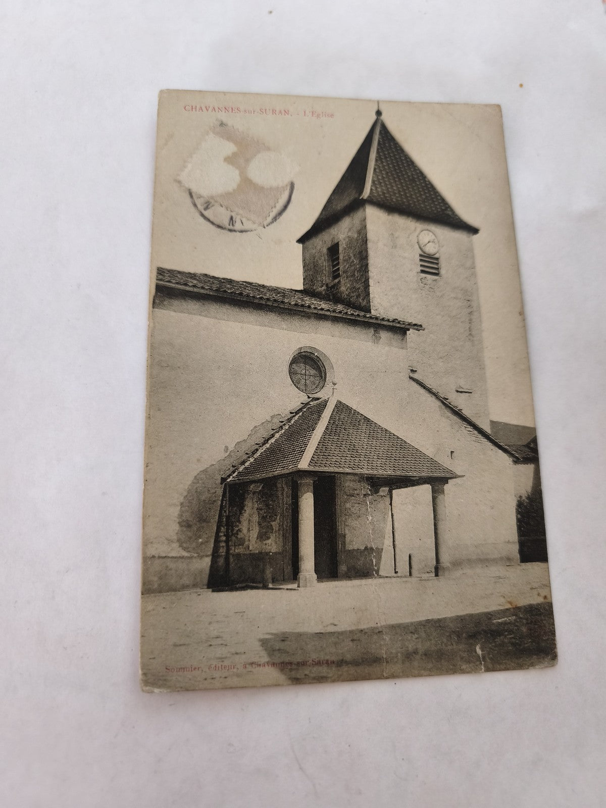 Carte postale ancienne vintage Chavannes, collection rétro France, objet d'époqu