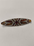 Antique retro fancy brooch, vintage jewelry for collection or original gift