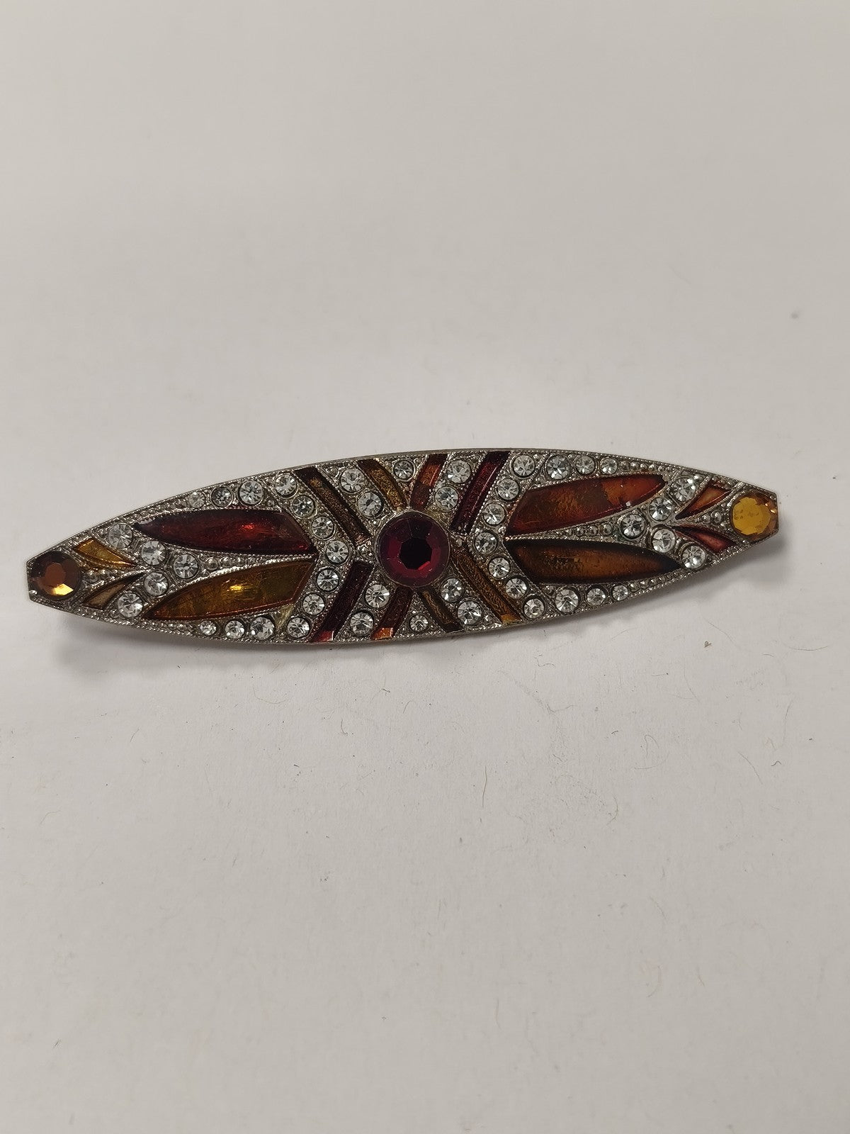 Antique retro fancy brooch, vintage jewelry for collection or original gift