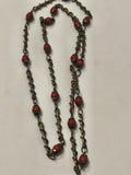 Collier rétro ancien, bijou fantaisie vintage pour collectionneur ou amateur mod