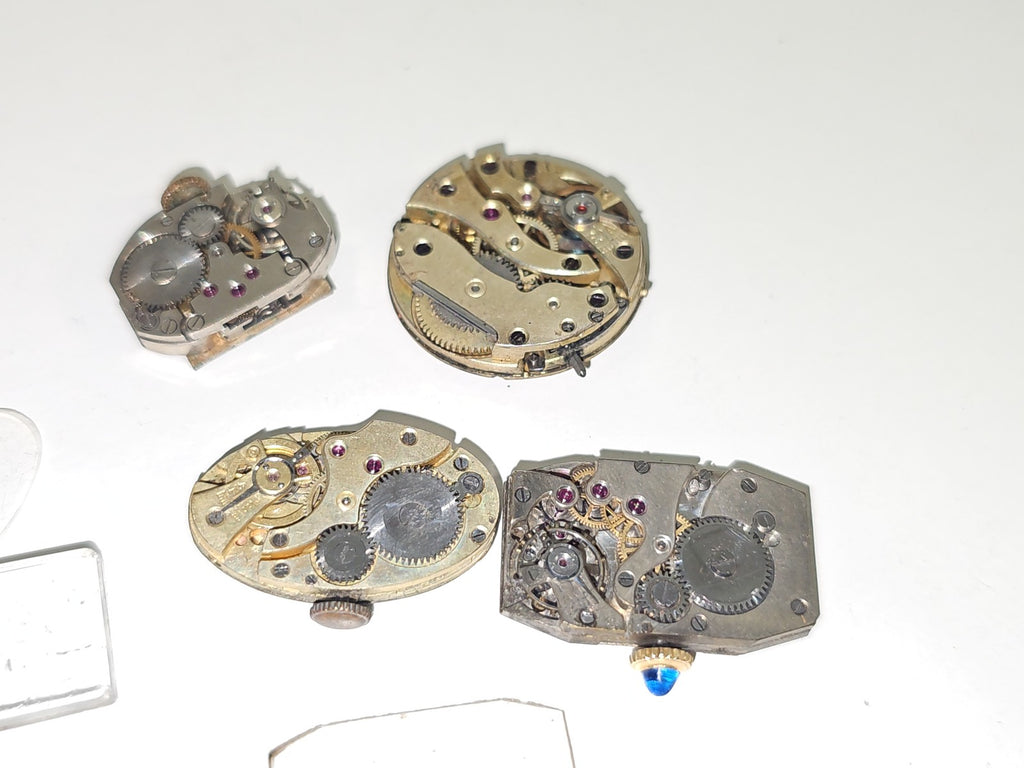 Lot montres mécaniques vintage années 1920-1950 Ancienne pour pièces rétro