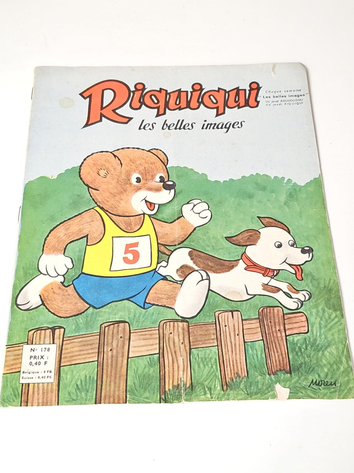 Livre ancien Riquiqui Les Belles Images vintage pour collectionneur rétro illust