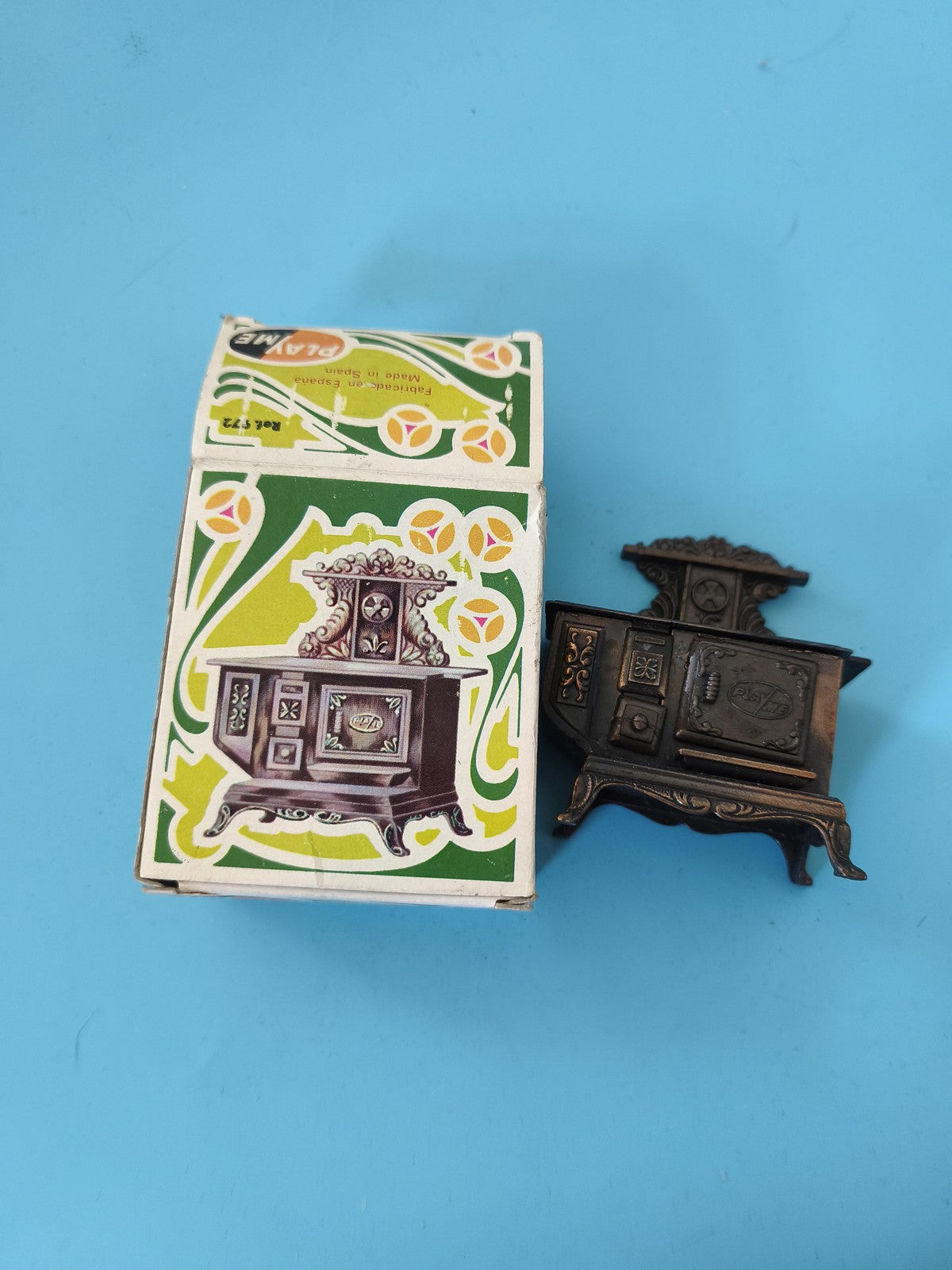 Taille-crayon miniature ancien PlayMe en métal, rétro, collection die-cast