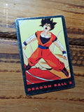 Carte Dragon Ball Z Cardass Série 1 vintage, Goku, bord argenté, DBZ rare