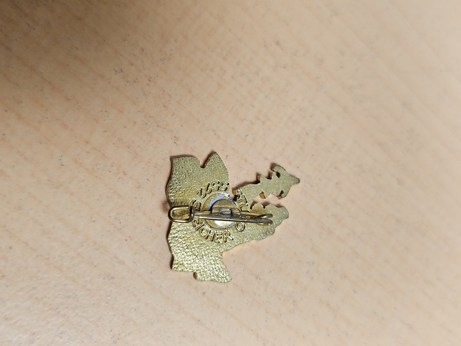 Broche vintage ancienne Mr Wieweln Noch rétro, bijou de collection original