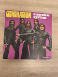 Vinyle 45 tours Anarchic System Generation pochette violette Delphine (Ref 5)