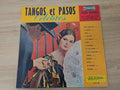 Vinyle 33 tours vintage tangos et pasos ancien disque rétro musique danse collec