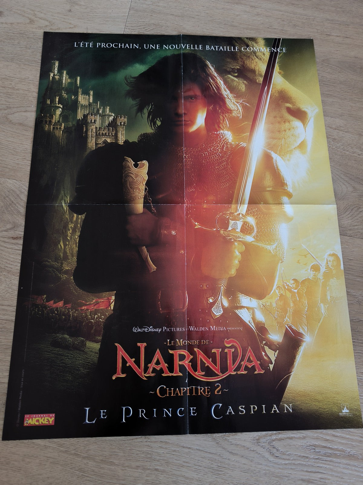 Poster mural Le Monde de Narnia film fantasy déco murale d'occasion cinéma