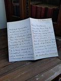 Lettre manuscrite 1942 - Impressions d'Italie en temps de guerre - Vintage Flore