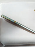 Stylo plume ancien vintage, finition métallique, plume plaquée or à restaurer