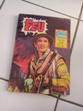 Bande dessinée FEU n°2 Collection Audax ancien vintage guerre illustré