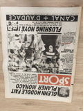 Ancien journal football OM Marseille vintage Le Sport couverture Glenn Hoddle