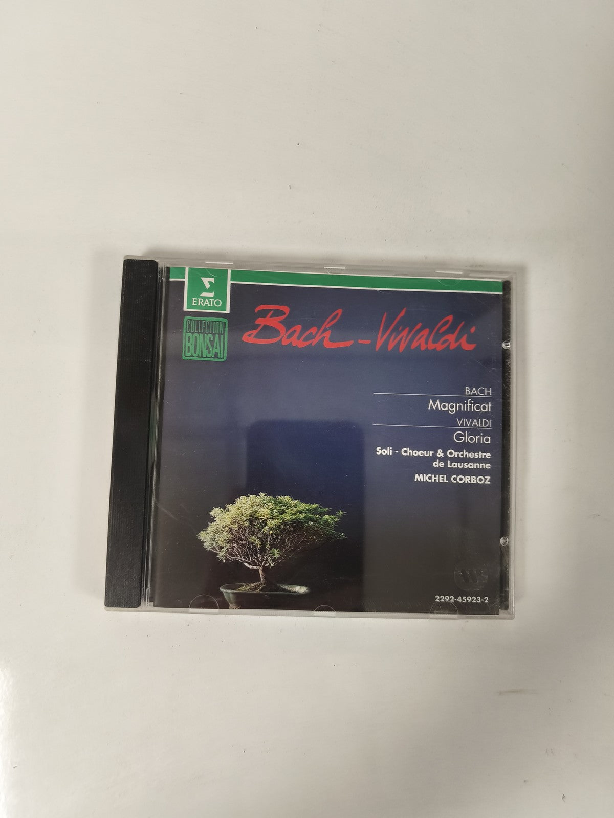 CD Bach Vivaldi Magnificat Gloria Michel Corboz Lausanne Erato Bonsai