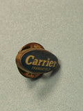 Vintage pin's Carrier Transicold ancien badge publicitaire bleu (Ref 3)