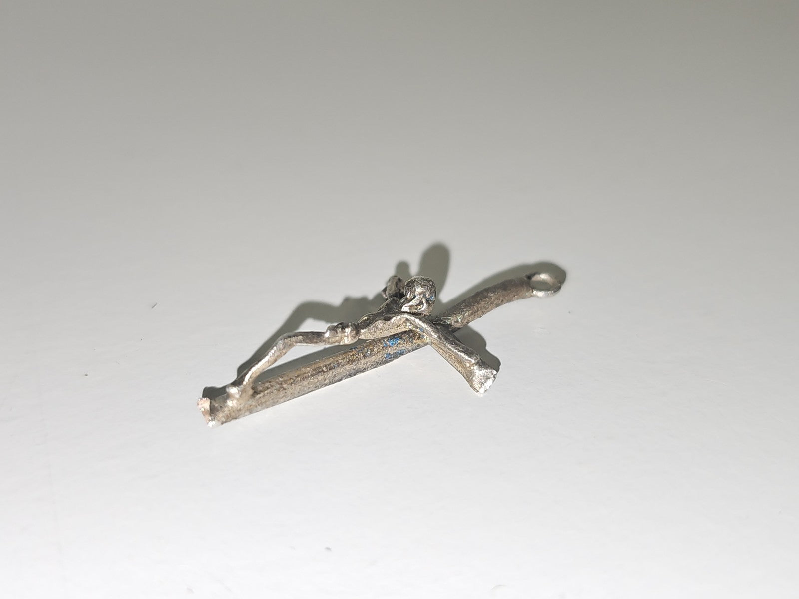 Ancienne croix catholique vintage, petite croix religieuse rétro à collectionner