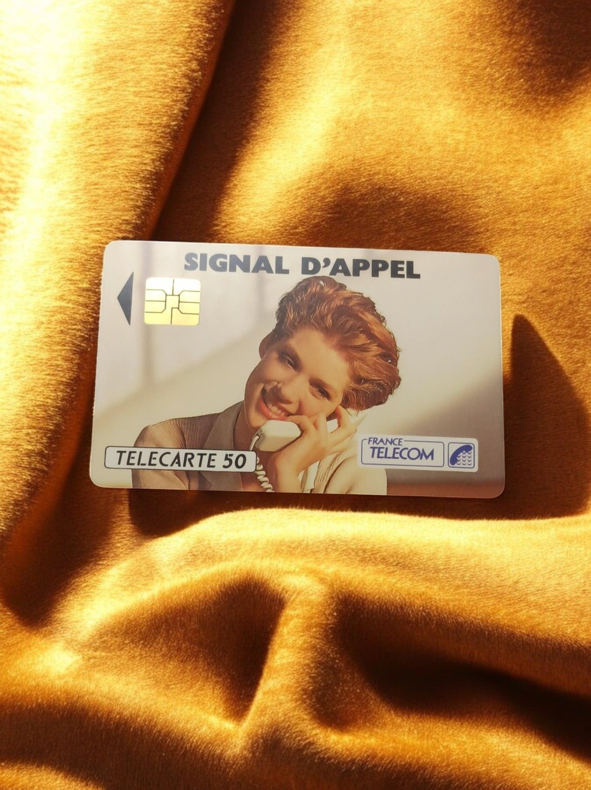 Carte téléphonique France Telecom 50 unités vintage Signal d’Appel années 90
