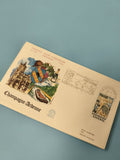 Enveloppe premier jour FDC Champagne-Ardenne illustration couleur état usagé