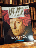 Livre vintage Regards sur la peinture Van Eyck ancien art Éditions Fabbri