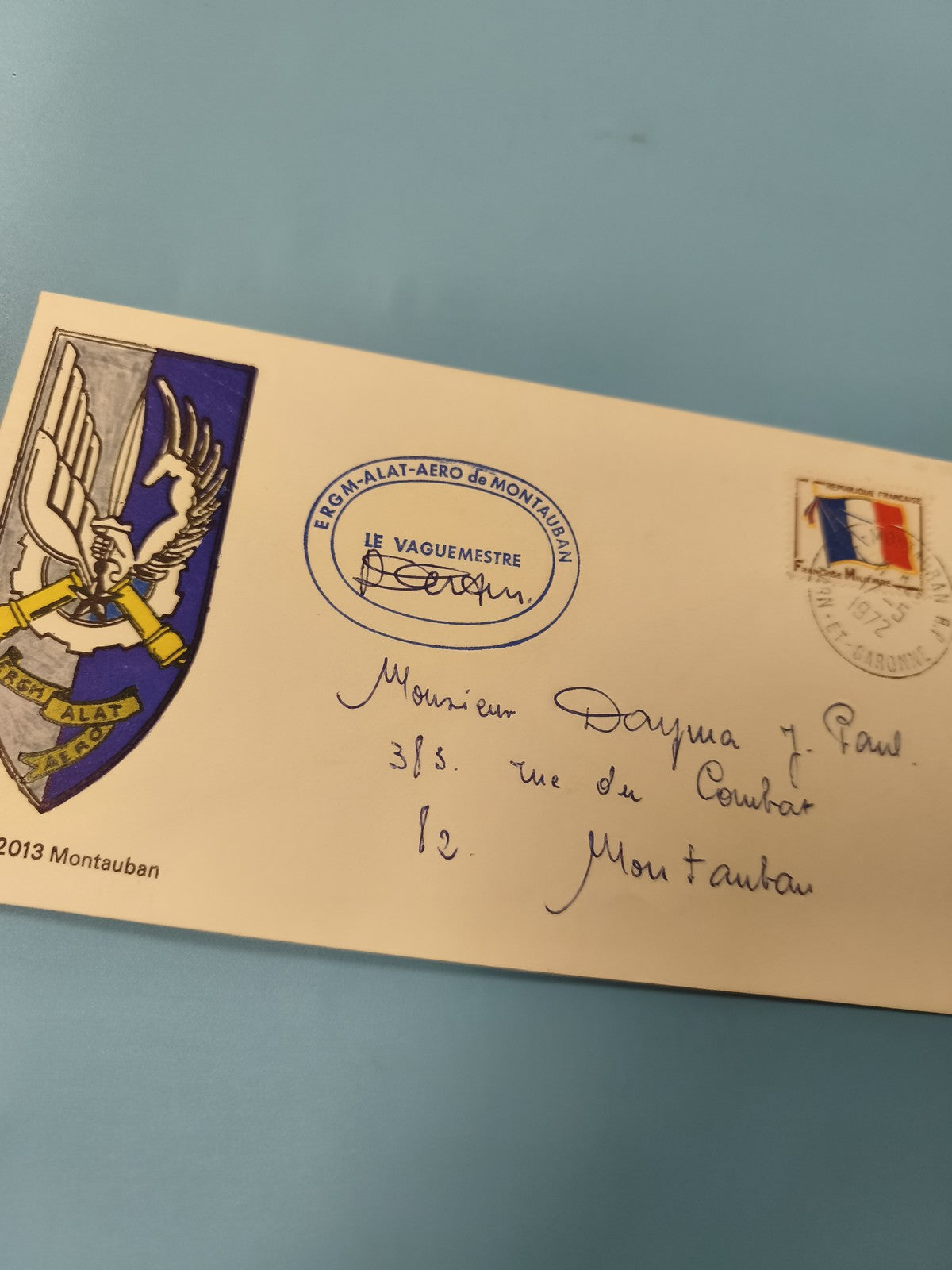 Ancienne enveloppe oblitérée Montauban timbre France pour collection philatélie