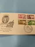 Ancienne enveloppe FDC Vietnam Alexandre de Rhodes 1960 timbres illustrés