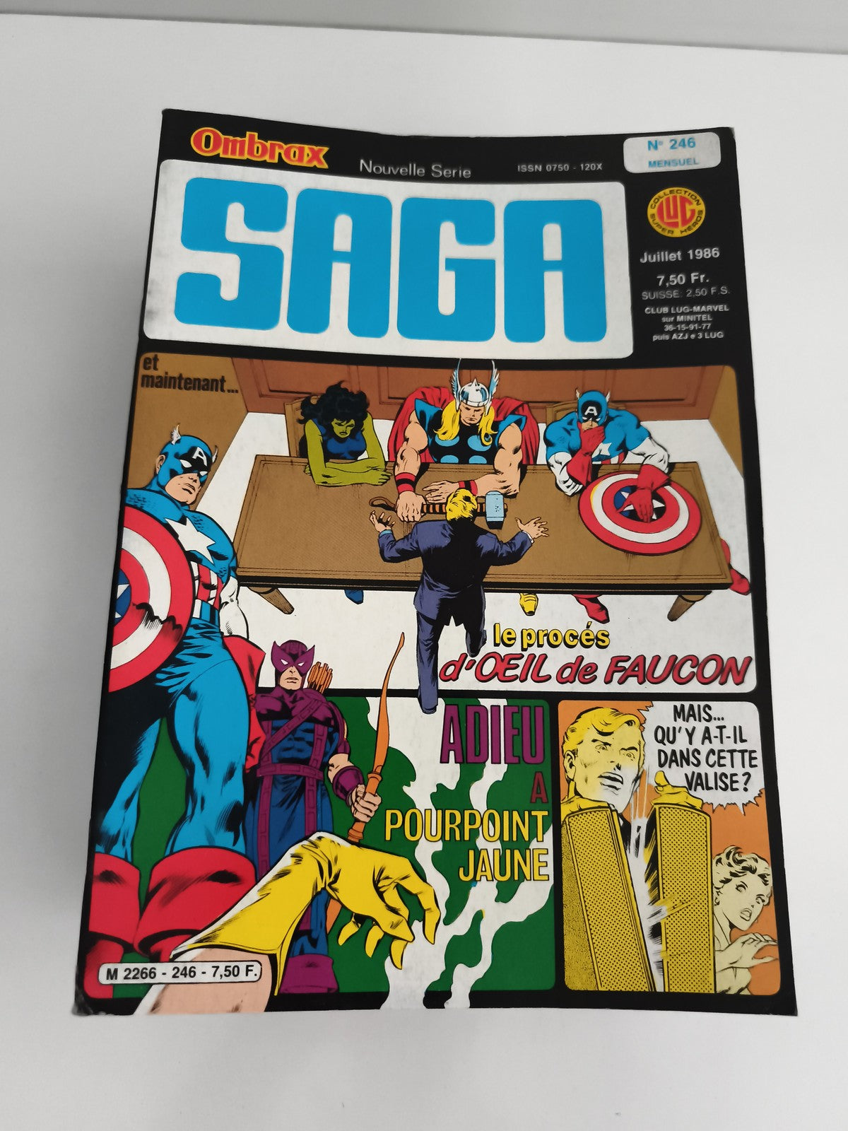 Comic Ombrax Saga n°246 juillet 1986 Marvel Lug vintage très bon état