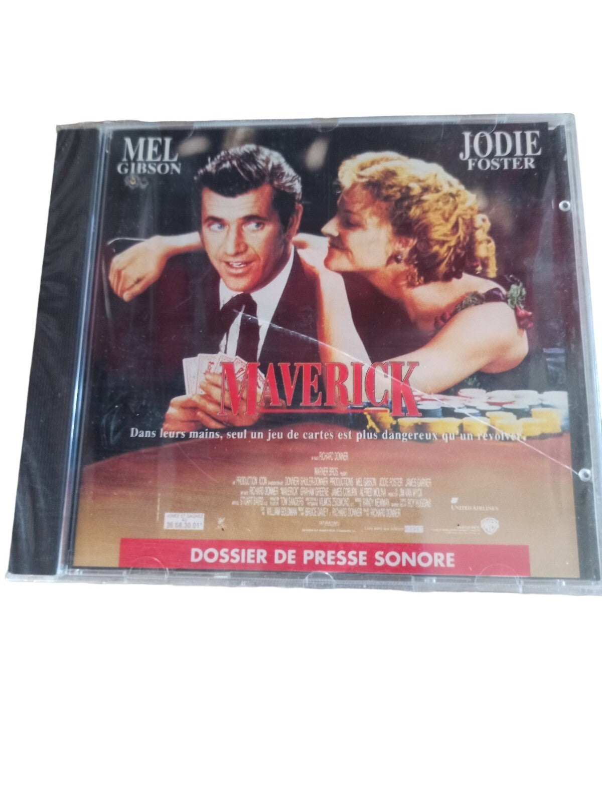CD dossier de presse sonore Maverick Mel Gibson Jodie Foster édition promo