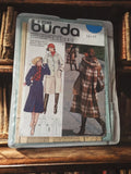 Patron couture vintage Burda 4 0240 manteau 38 40 années 70 rétro ancien