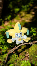 Figurine Pokémon Jirachi PVC gris jaune 2005-2006 vintage rare jouet déco