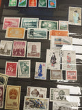 Lot timbres Asie Chine Japon Vietnam Singapour thèmes culturels et historiques