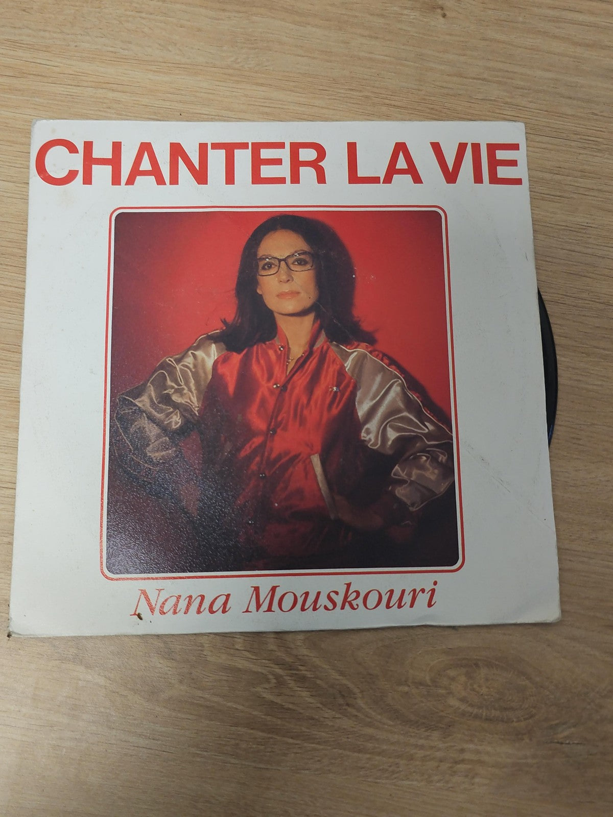 Vinyle 45 tours ancien Nana Mouskouri rétro collection chanson française vintage