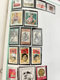Timbres DDR Allemagne de l’Est oblitérés costumes monuments portraits