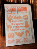 Patron de couture vintage Halloween Prima 2004 N°266, motifs rétro citrouille ch