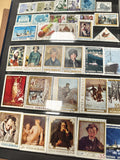 Lot timbres Roumanie Posta Romana thématiques portraits paysages oblitérés coule